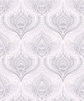 Baroque Fusion Wallpaper, Grey Reverse