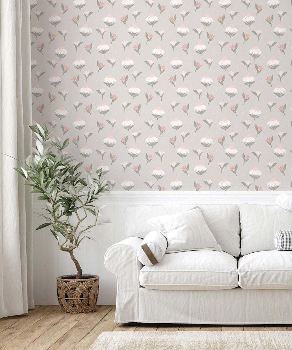 Daisy Wallpaper, Stone