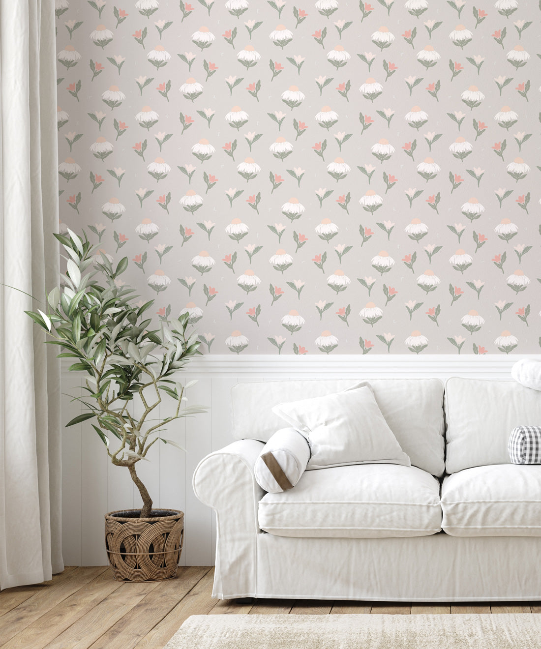Daisy Wallpaper, Stone