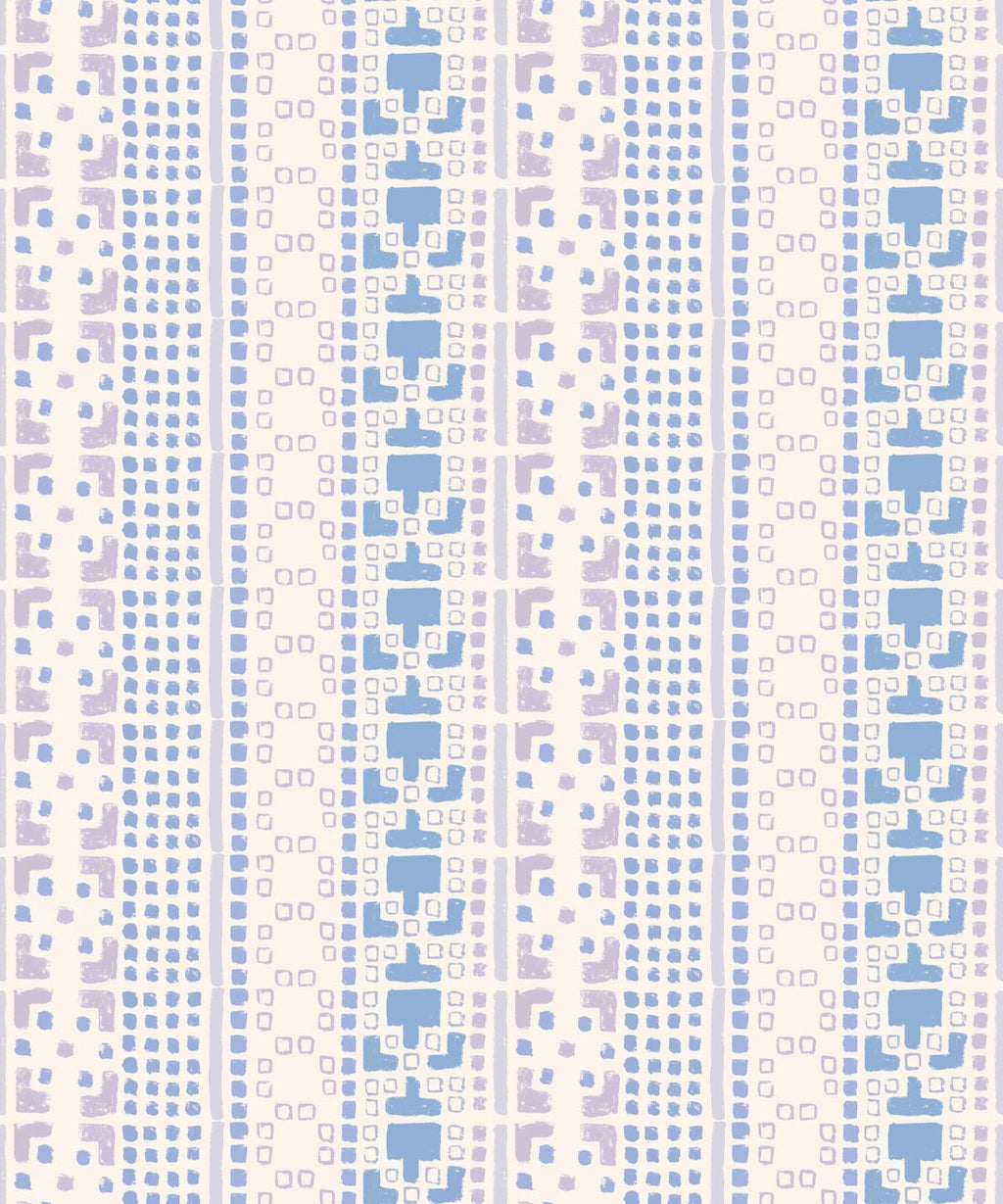 Mosaic Wallpaper, Blue