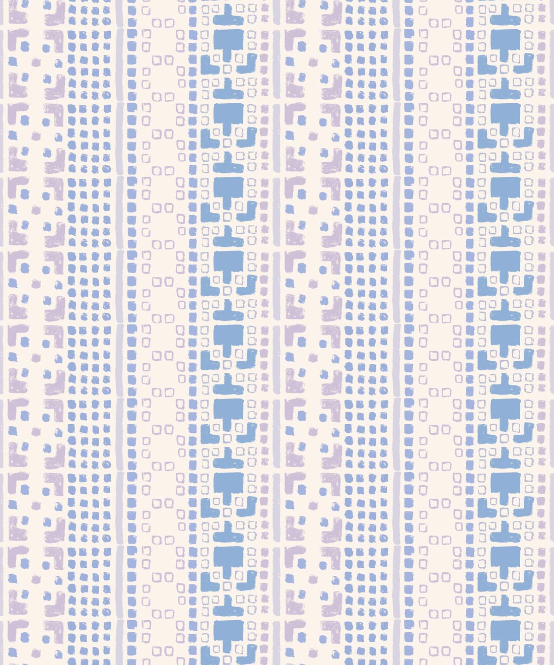 Mosaic Wallpaper, Blue
