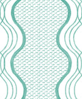Wavy Lines Wallpaper, Green