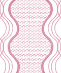 Wavy Lines Wallpaper, Rose