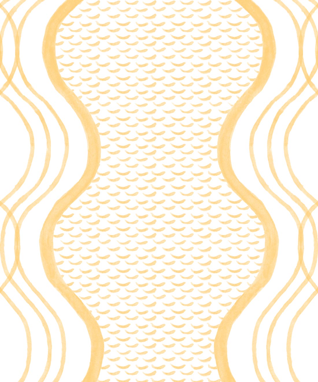 Wavy Lines Wallpaper, Sun