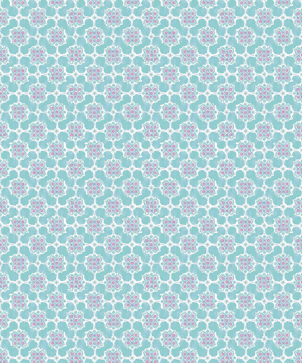 Whimsical Wallpaper, Robin Egg