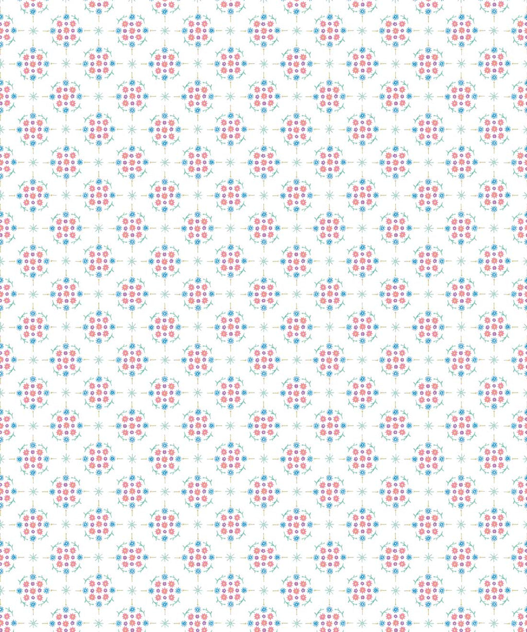 Whimsical Wallpaper, White