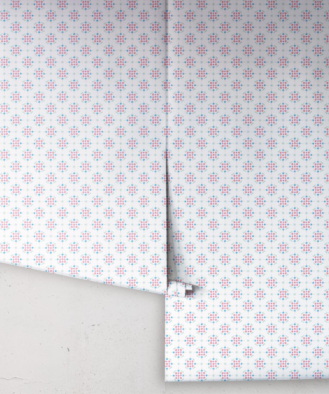 Whimsical Wallpaper, White