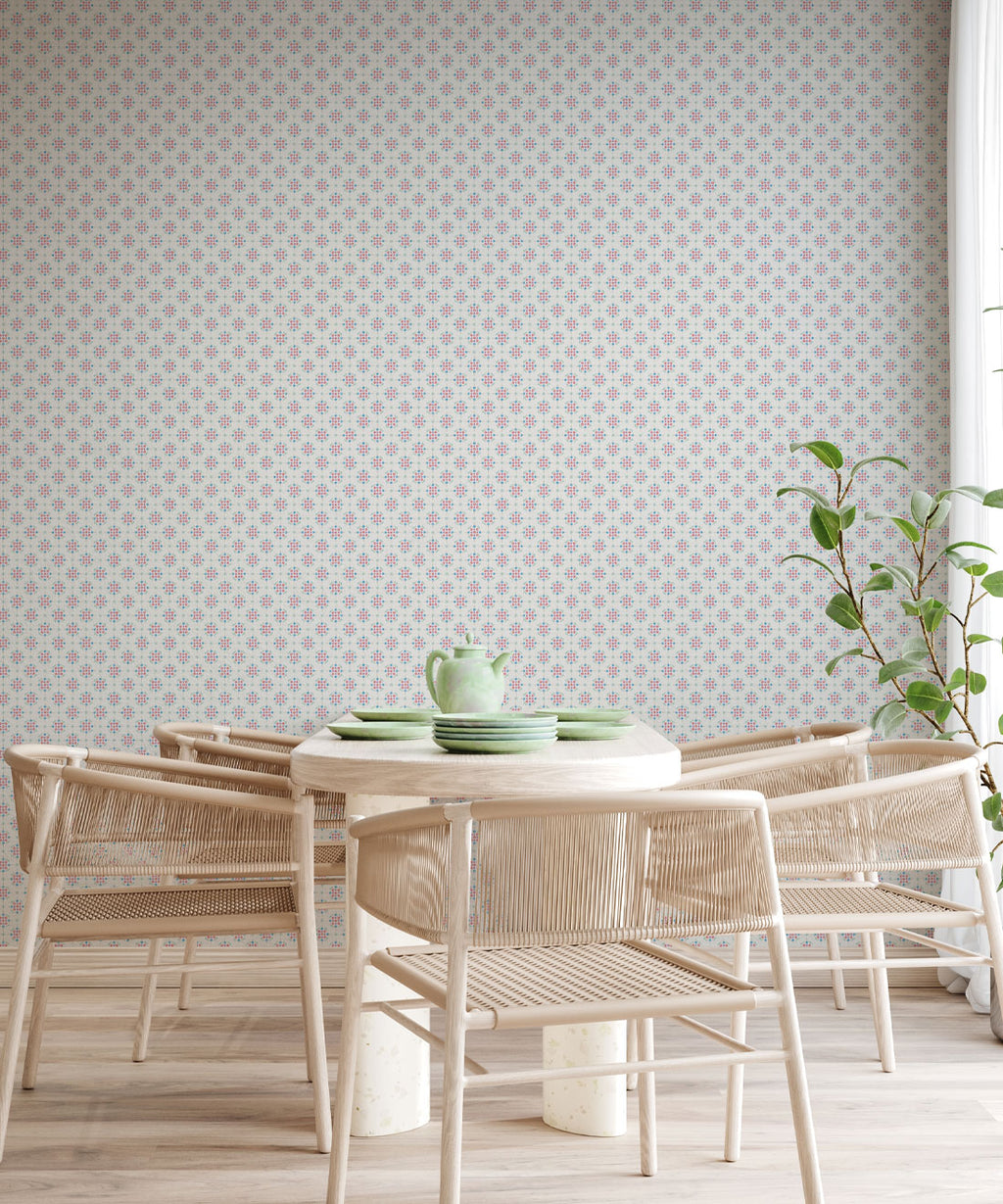 Whimsical Wallpaper, White
