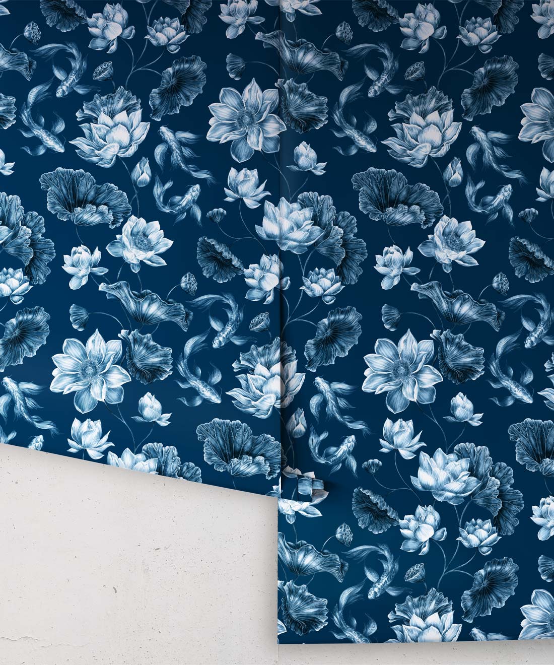 Golden Koi Wallpaper, Deep Water