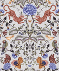 Playful Tiger Wallpaper, Gray