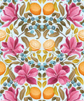 Lemons & Magnolia Wallpaper, Spring