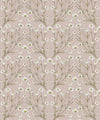 Daisy Damask Wallpaper, Dusty Pink