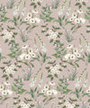 Garden Delight Wallpaper, Dusty Pink