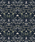 Queen Anne’s Lace Wallpaper, Navy
