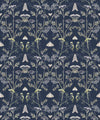 Queen Anne’s Lace Wallpaper, Sapphire