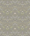 Queen Anne’s Lace Wallpaper, Sage Grey