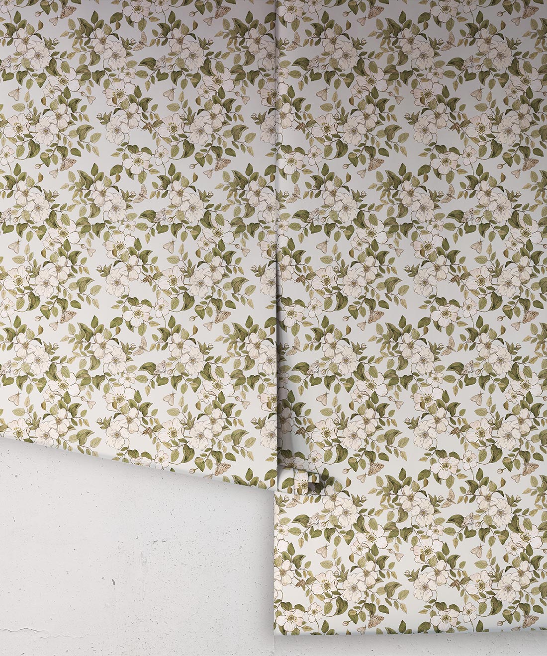 Sweet Briar Wallpaper, Stone
