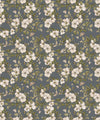 Sweet Briar Wallpaper, Slate grey