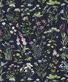 Wild Meadow Wallpaper, Navy