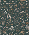 Meadows Antique Wallpaper, Antique Green