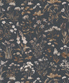 Meadows Antique Wallpaper, Charcoal