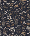 Meadows Antique Wallpaper, Navy