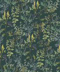 Woodland Floral Wallpaper, Green