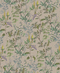 Woodland Floral Wallpaper, Linen