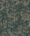 Antique Botanica Wallpaper, Green