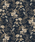 Belle Fleur Wallpaper, Navy