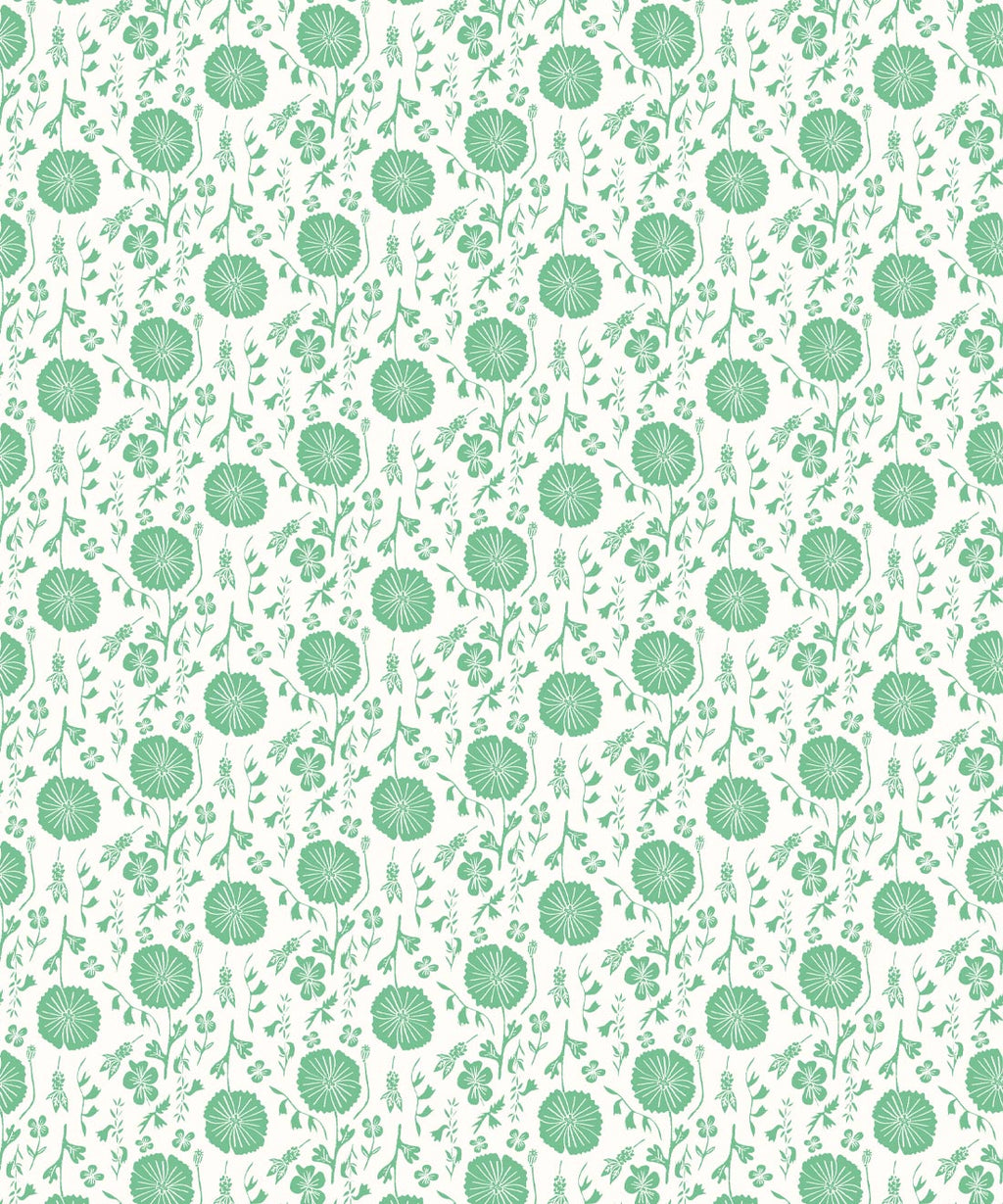 Meadow Dreams Wallpaper, Green