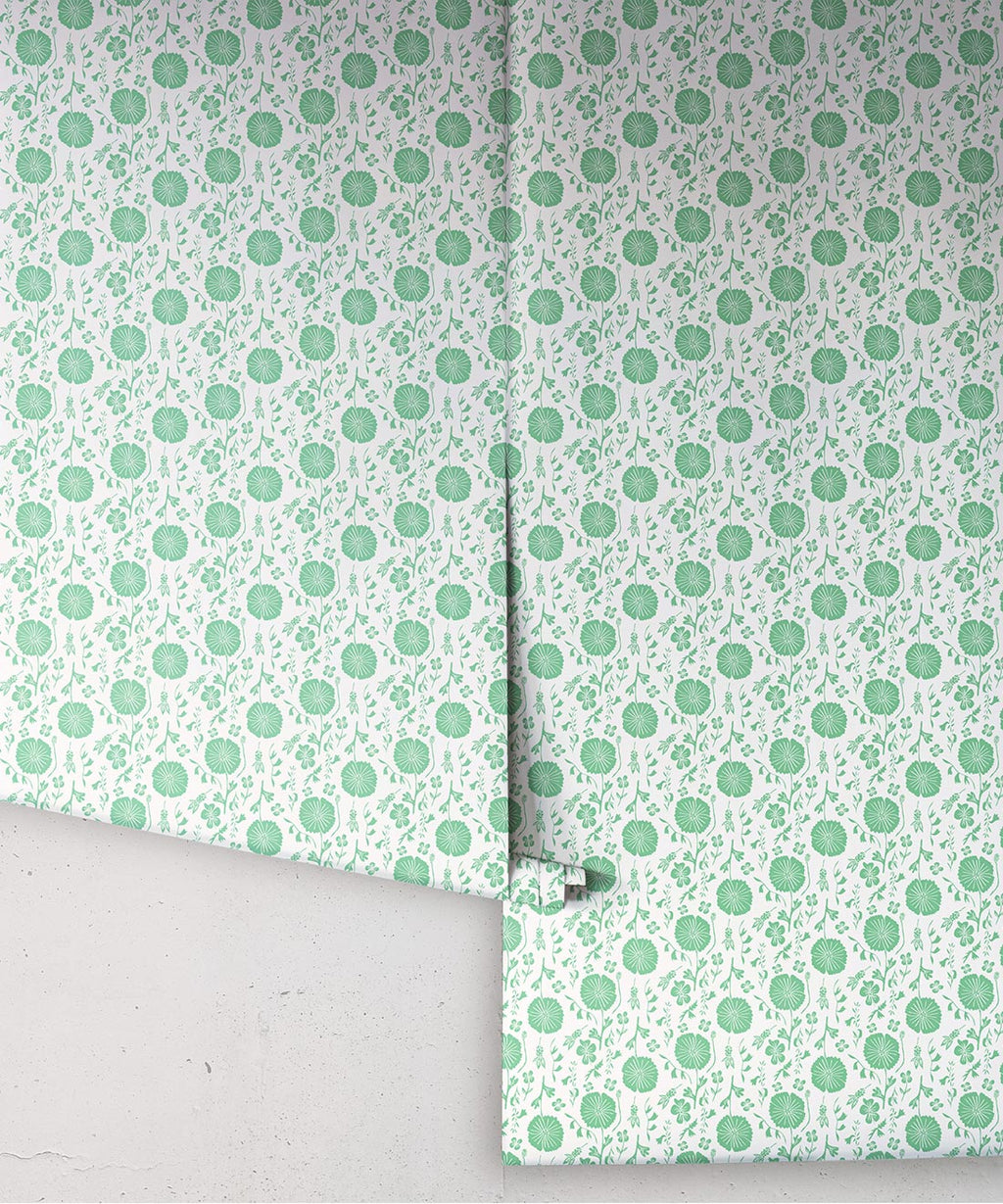 Meadow Dreams Wallpaper, Green