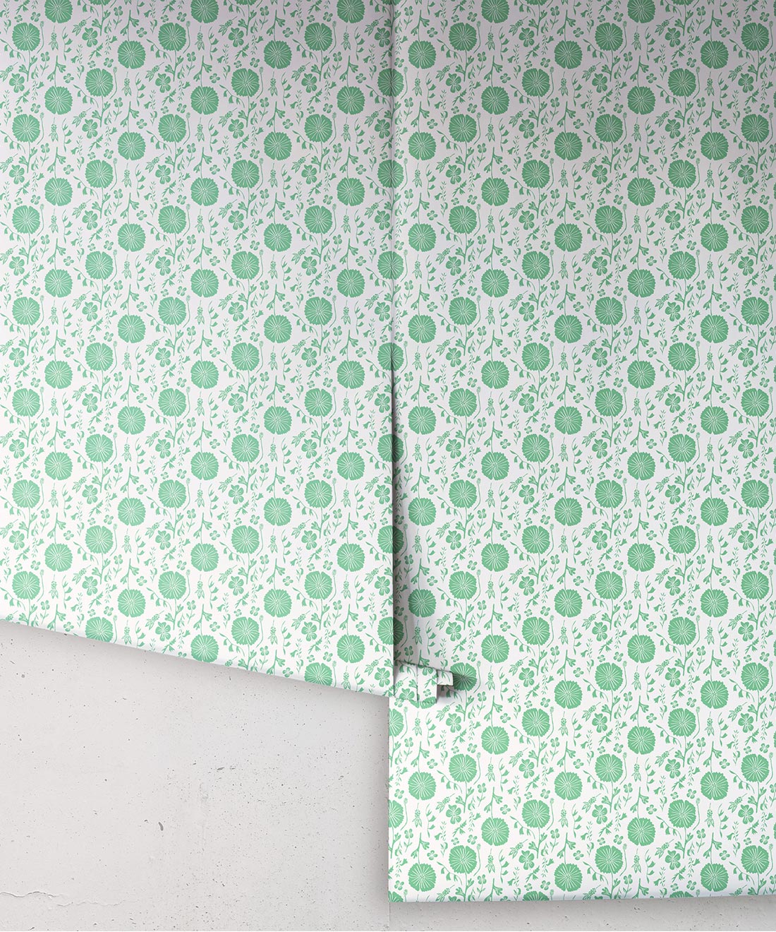 Meadow Dreams Wallpaper, Green