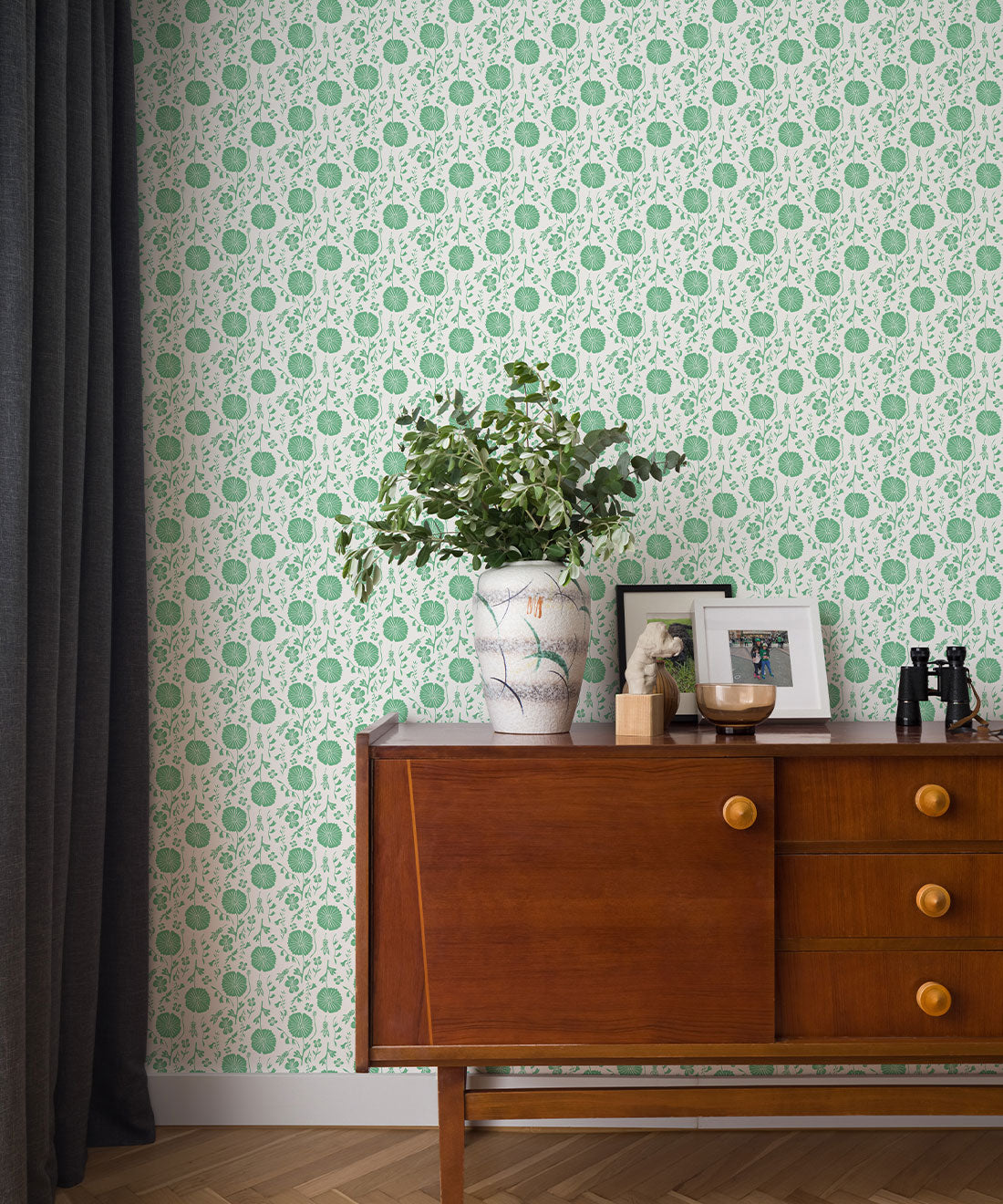 Meadow Dreams Wallpaper, Green