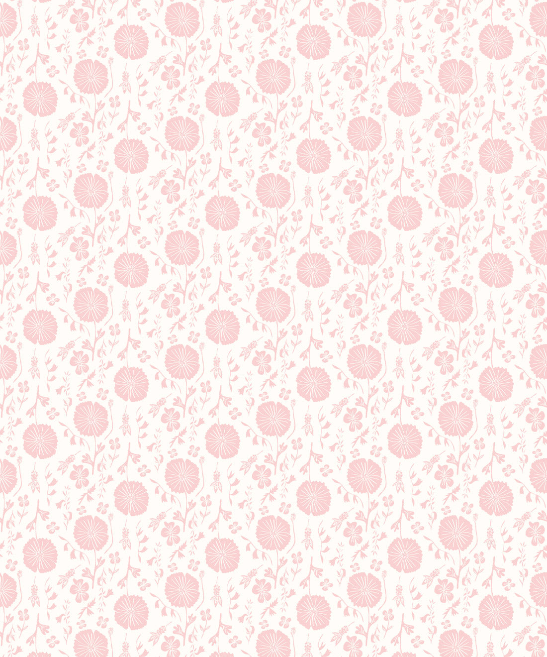 Meadow Dreams Wallpaper, Pink