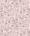 London Street Flowers Wallpaper, Muted Pink