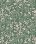 London Street Flowers Wallpaper, Olive
