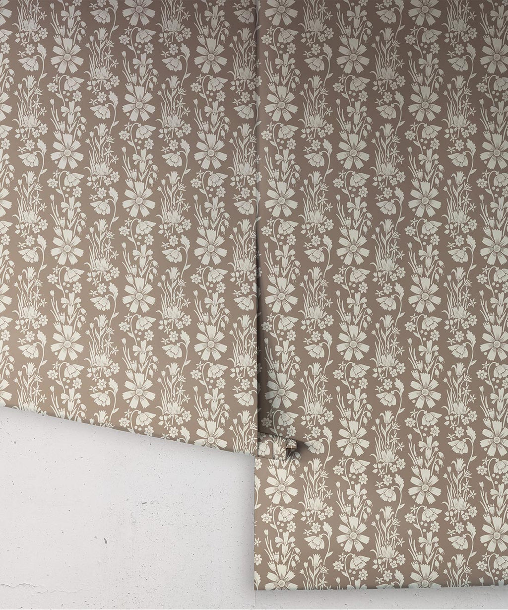 Corsage Wallpaper, Biscuit
