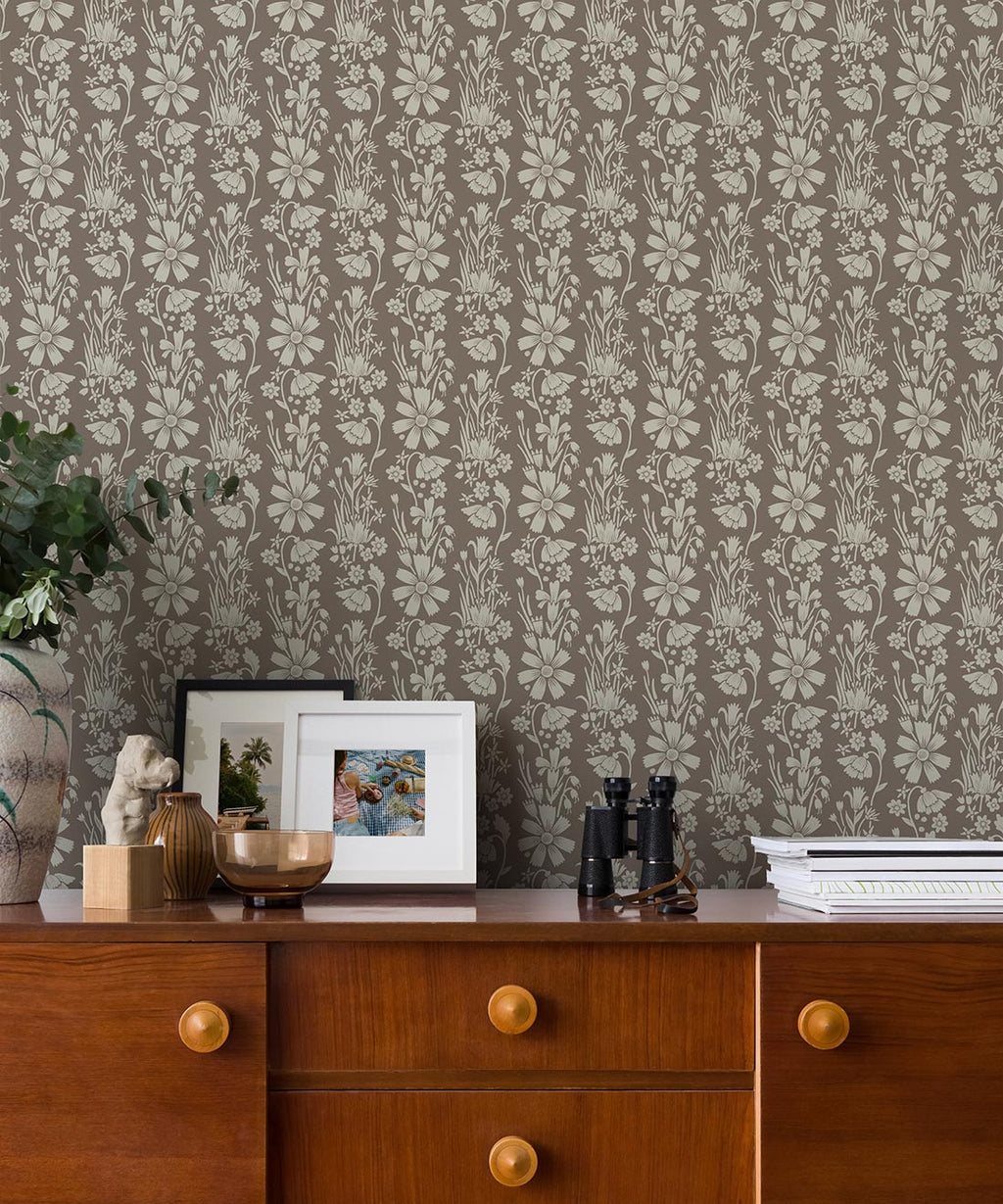 Corsage Wallpaper, Biscuit