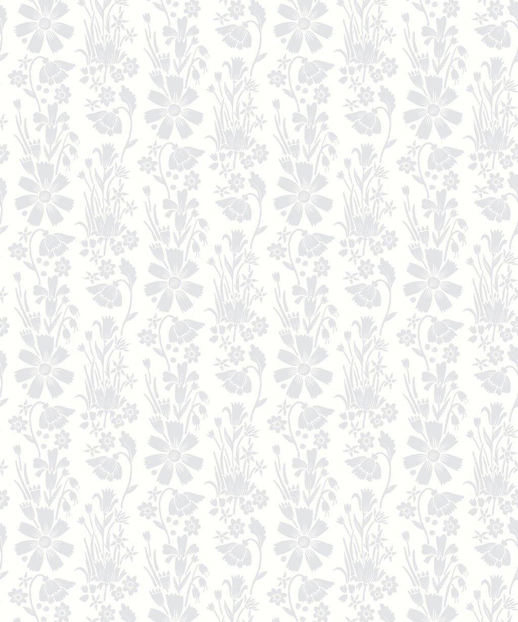 Corsage Wallpaper, Grey