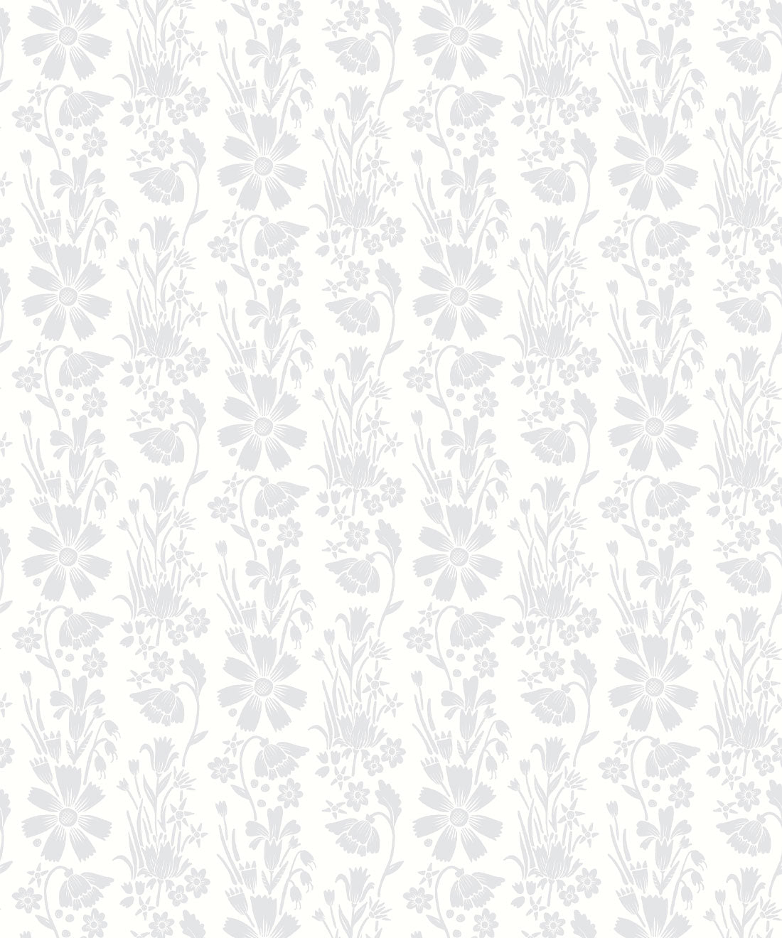 Corsage Wallpaper, Grey