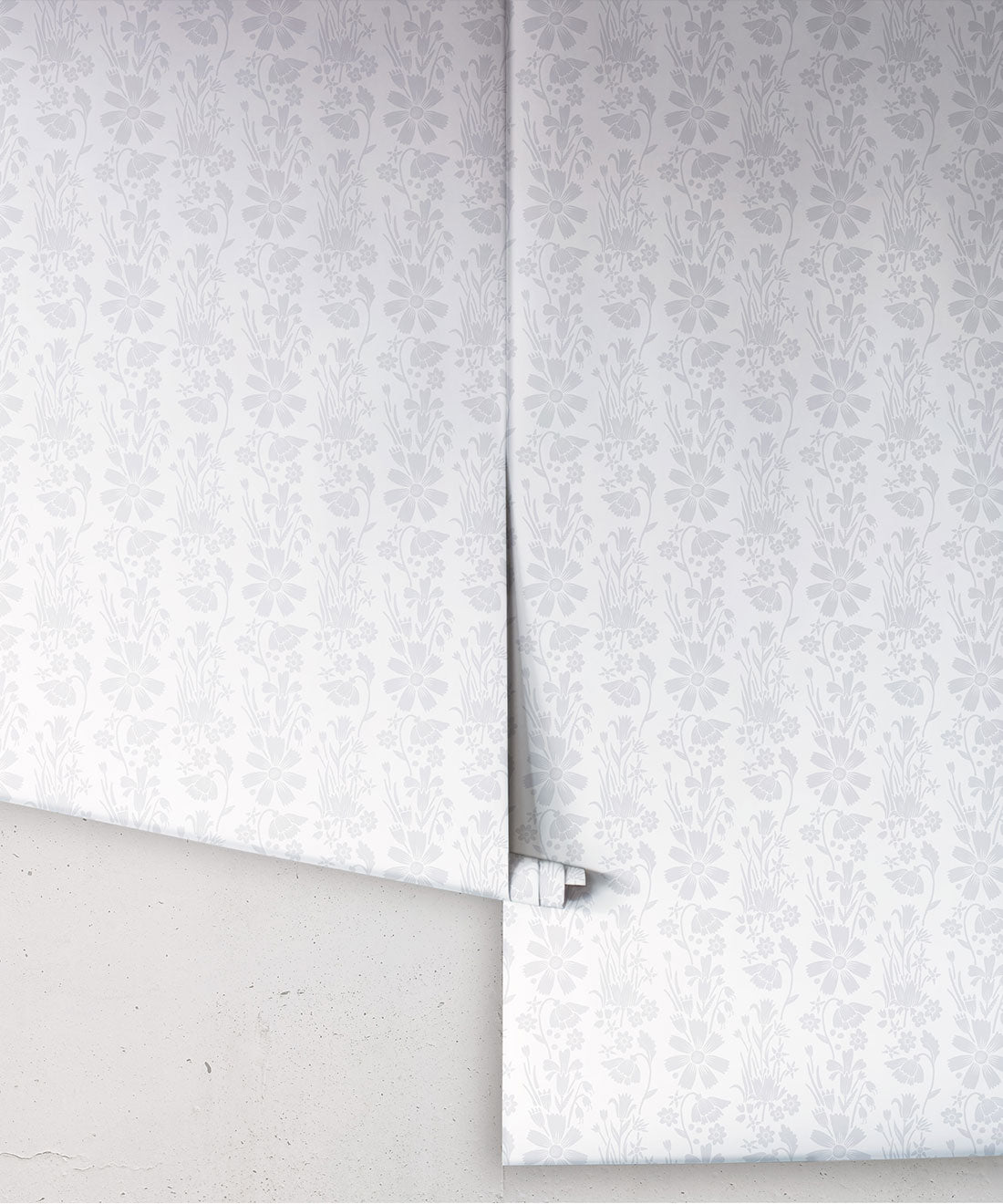Corsage Wallpaper, Grey