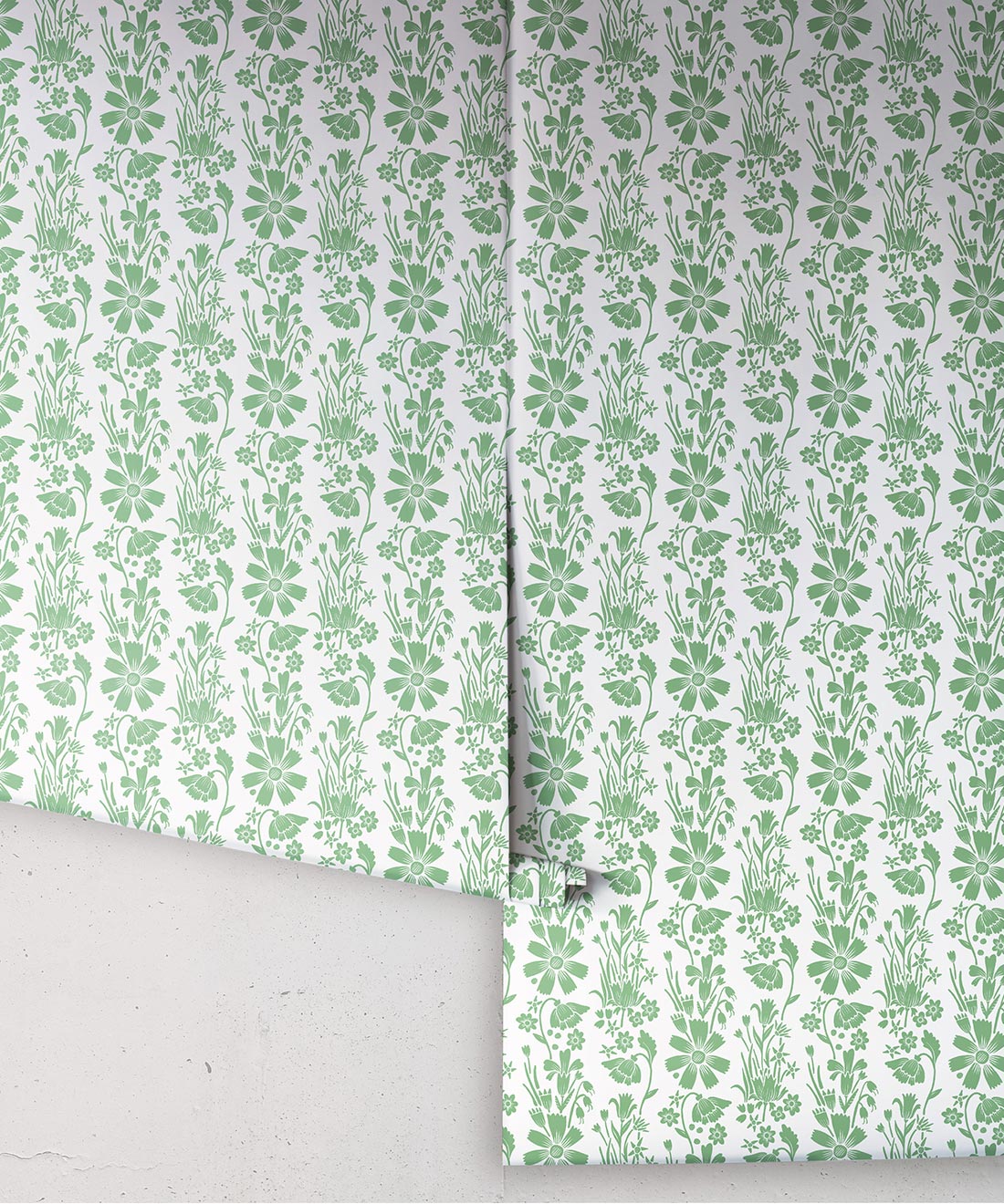 Corsage Wallpaper, Pear Green