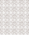 Fanned Flowers Wallpaper, Taupe
