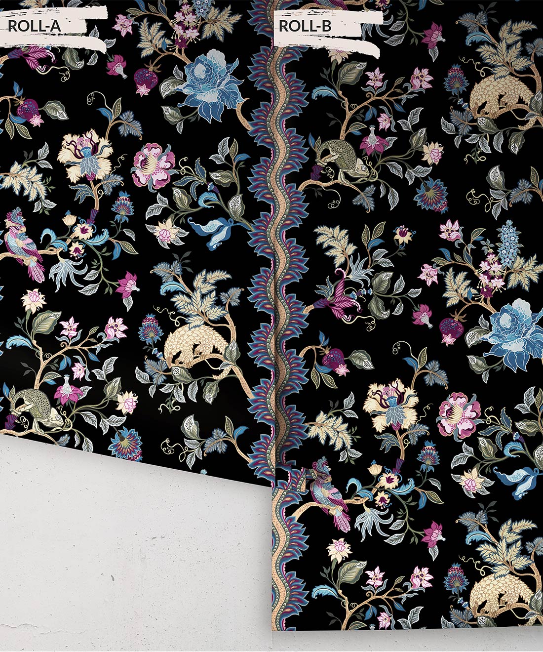 Fantasia Wilds Wallpaper, Black