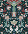 Jungle Symphony Wallpaper, Jade