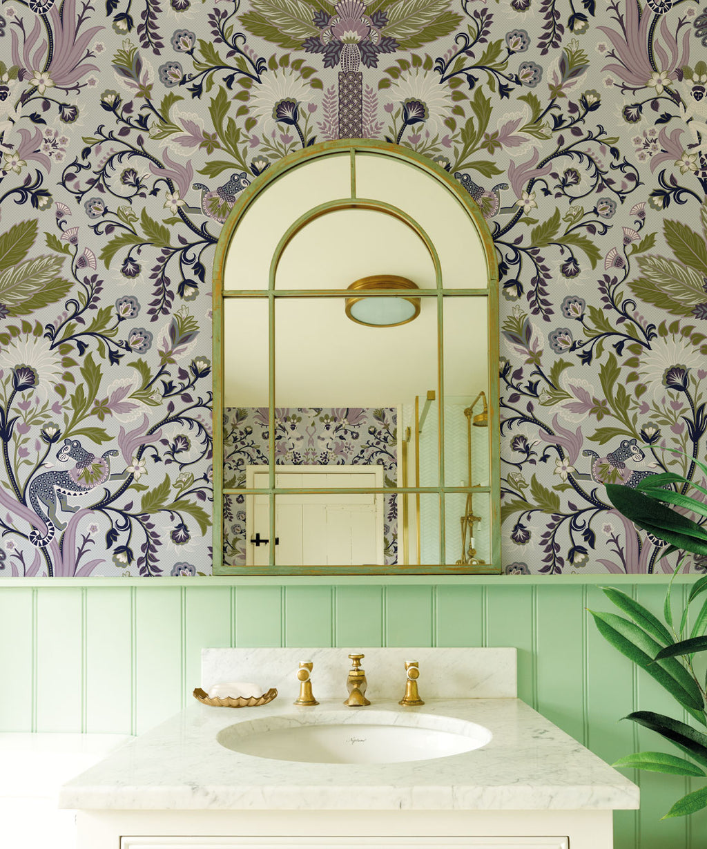 Jungle Symphony Wallpaper, Lavender