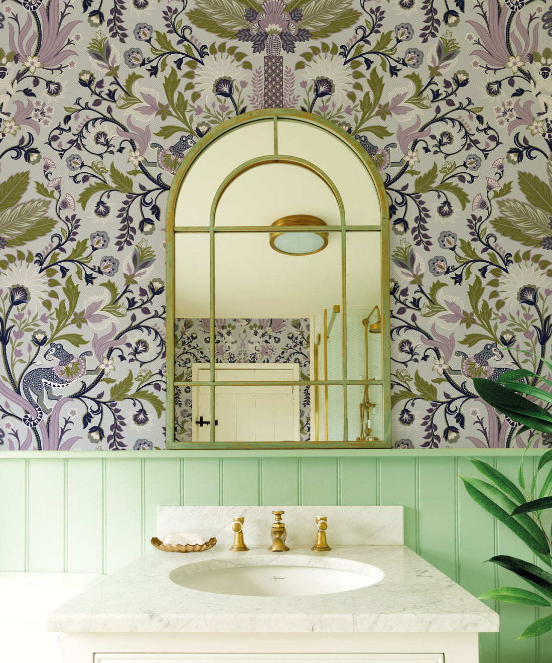 Jungle Symphony Wallpaper, Lavender