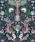 Jungle Symphony Wallpaper, Midnight Blue