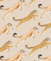 Amazon Big Cat Wallpaper, Beige